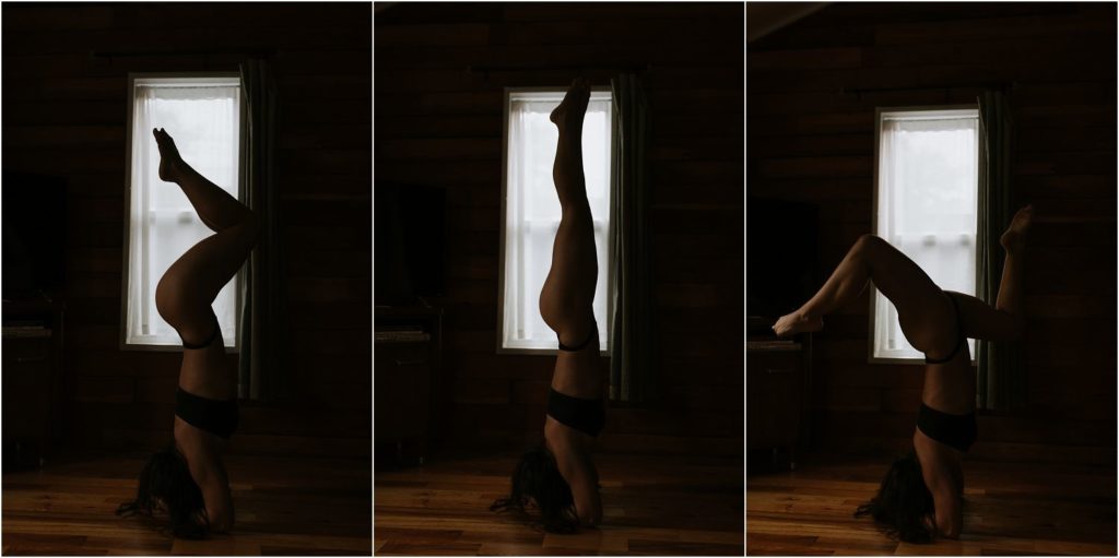 yoga boudoir poses
