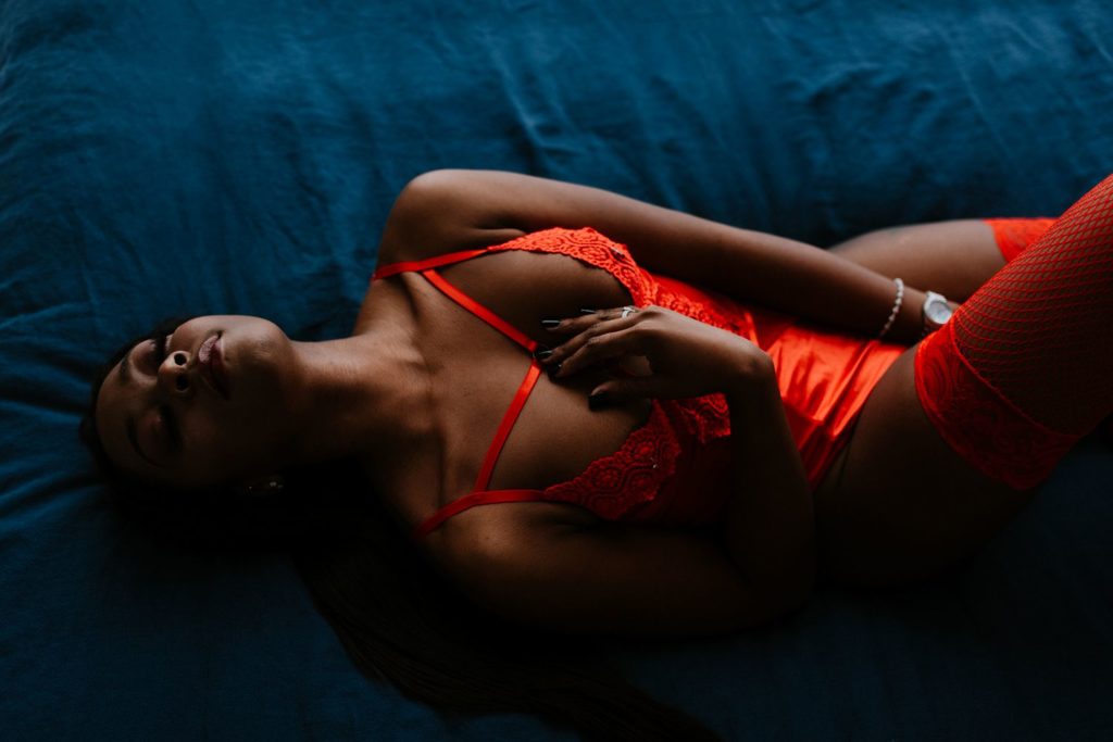 full body boudoir photo